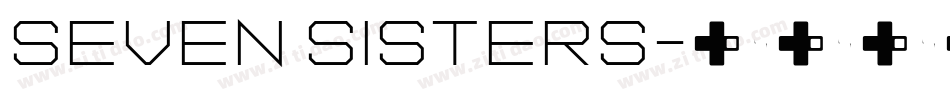 Seven Sisters字体转换
